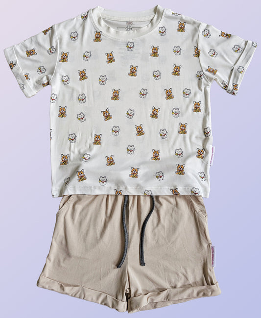 Bamboo 2-Piece Daywear Set (Lucky Pets🍀)