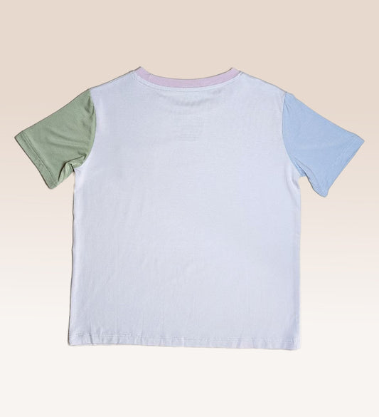 Colourblock Bamboo Pocket Tee (Grey)