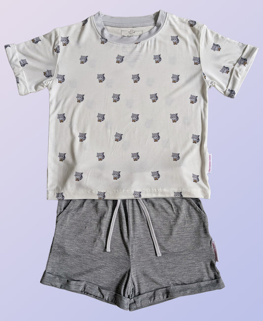 Bamboo 2-Piece Daywear Set (Raccoon❤️BBT)