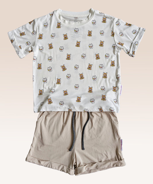 Bamboo 2-Piece Daywear Set (Lucky Pets🍀)
