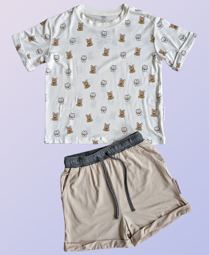 Bamboo 2-Piece Daywear Set (Lucky Pets🍀)