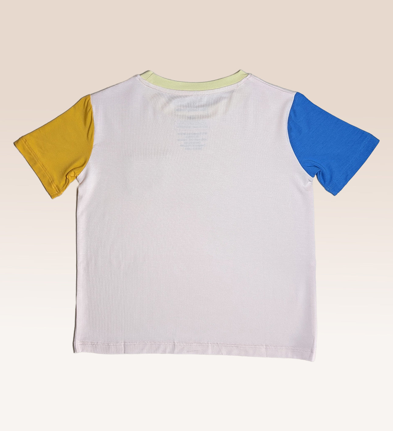 Colourblock Bamboo Pocket Tee (Pink)