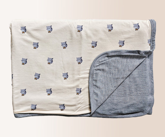 Double Layer Bamboo Blanket (Raccoon❤️BBT)