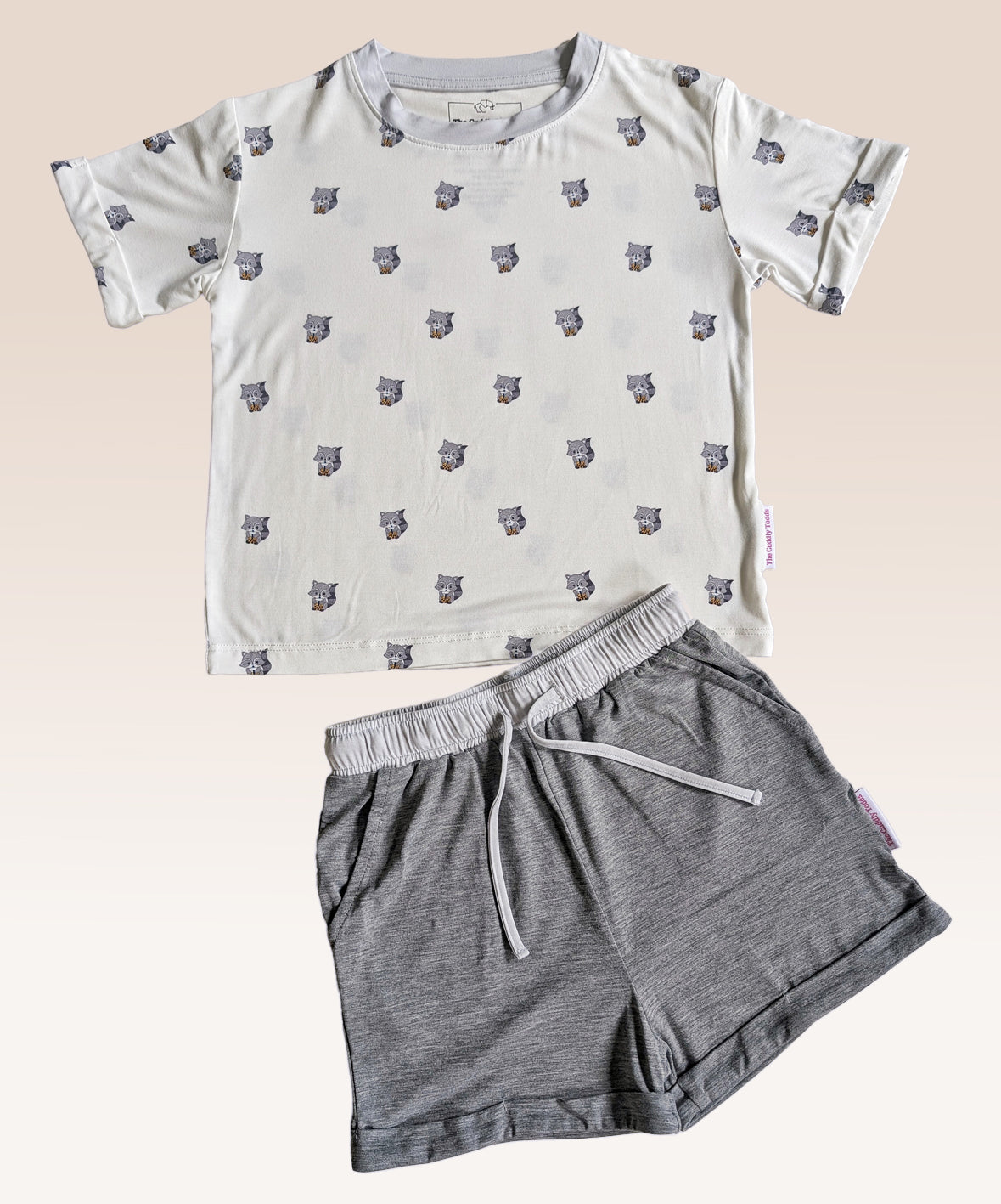Bamboo 2-Piece Daywear Set (Raccoon❤️BBT)