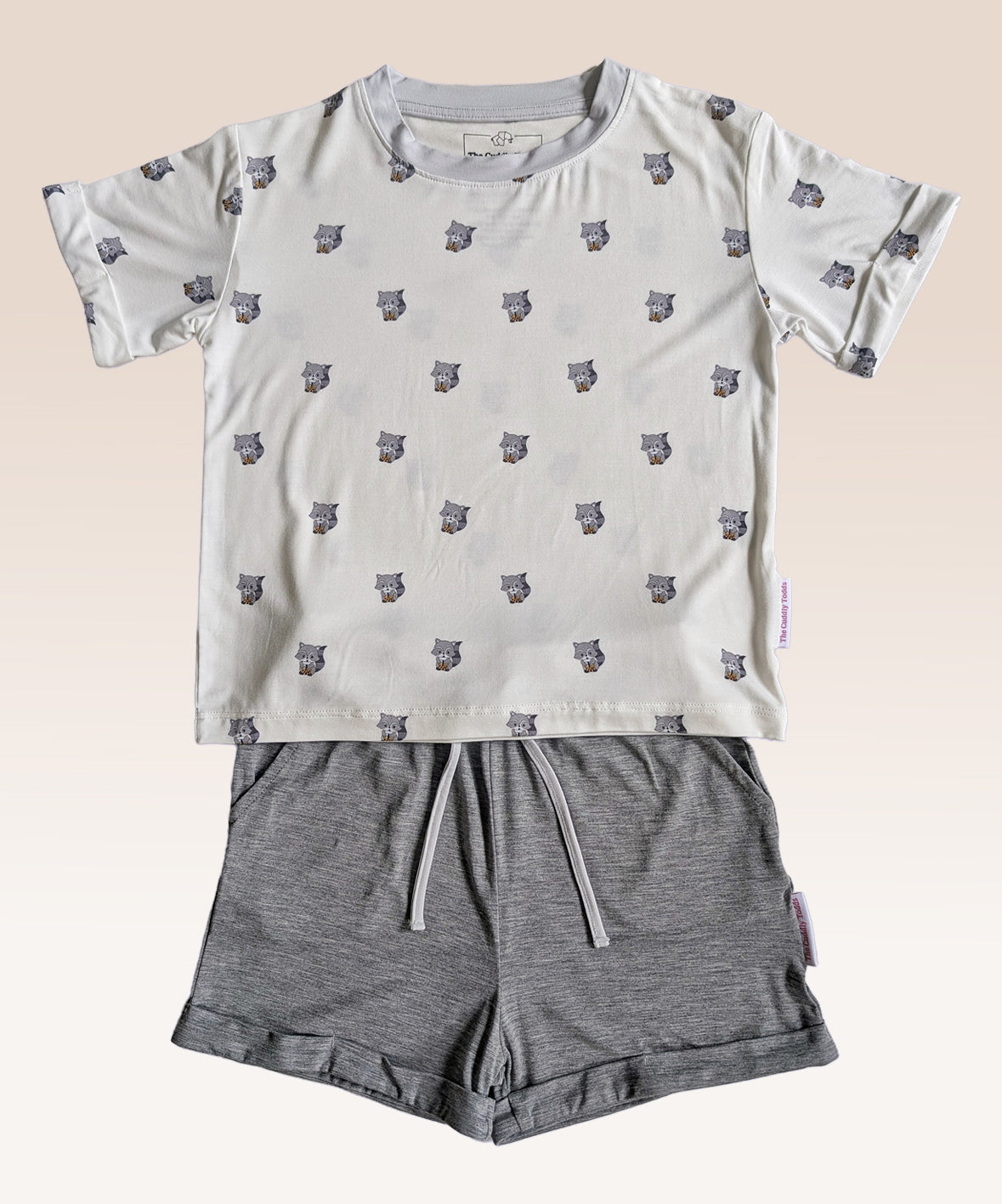 Bamboo 2-Piece Daywear Set (Raccoon❤️BBT)