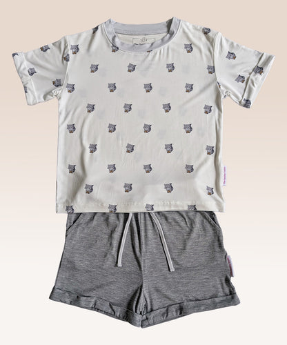 Bamboo 2-Piece Daywear Set (Raccoon❤️BBT)