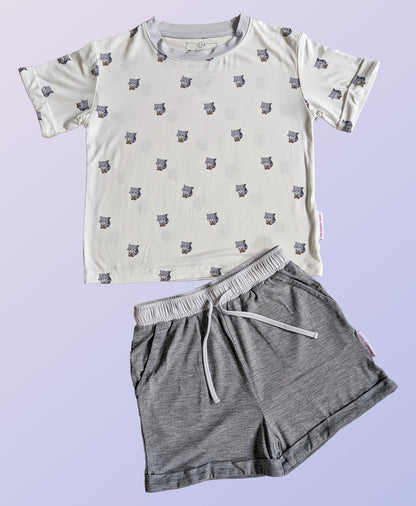 Bamboo 2-Piece Daywear Set (Raccoon❤️BBT)