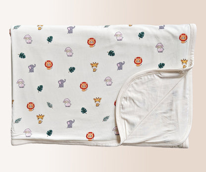 Double Layer Bamboo Blanket (Safari🌿)