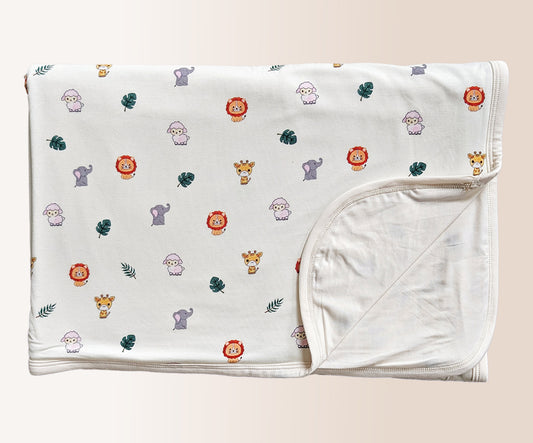 Double Layer Bamboo Blanket (Safari🌿)