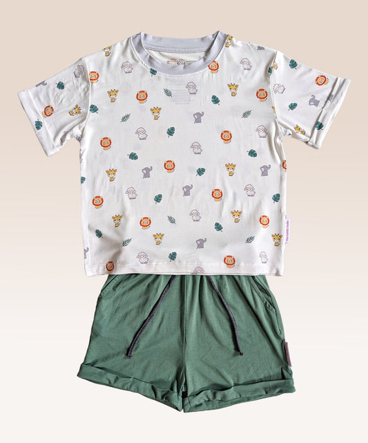 Bamboo 2-Piece Daywear Set (Safari🌿)